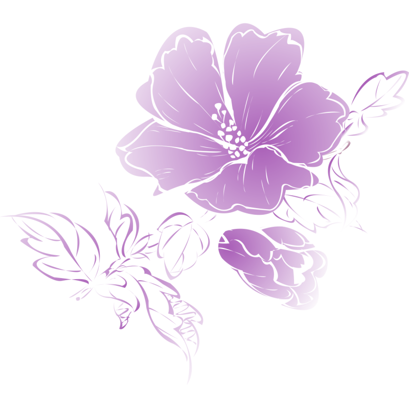 Цветок рисунок на прозрачном фоне