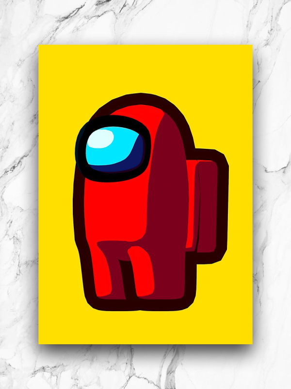 Among us персонаж красный