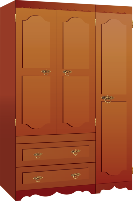 Шкаф на прозрачном фоне
