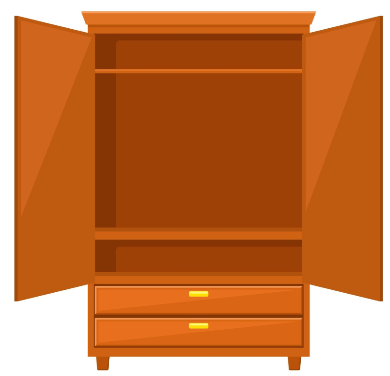 Открытый шкаф