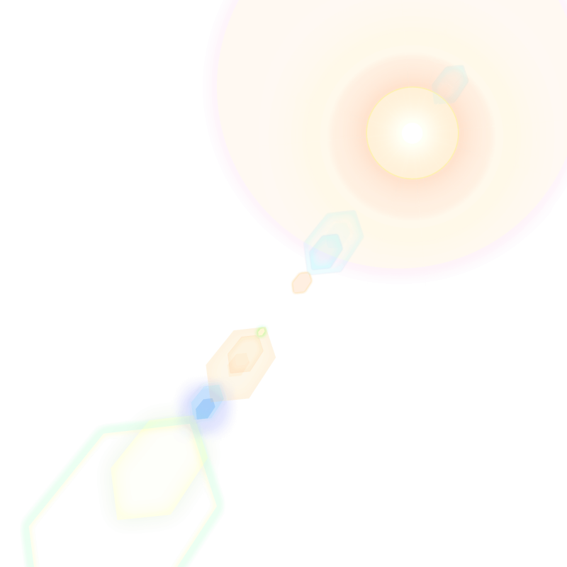 Блики на прозрачном фоне