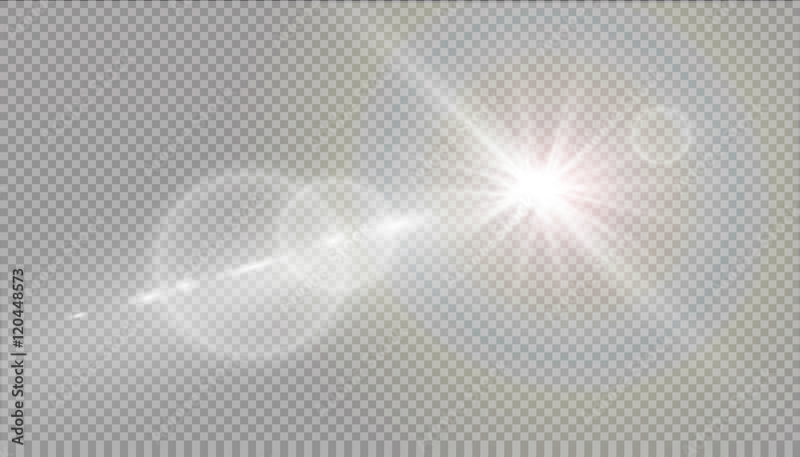 Прозрачные блики