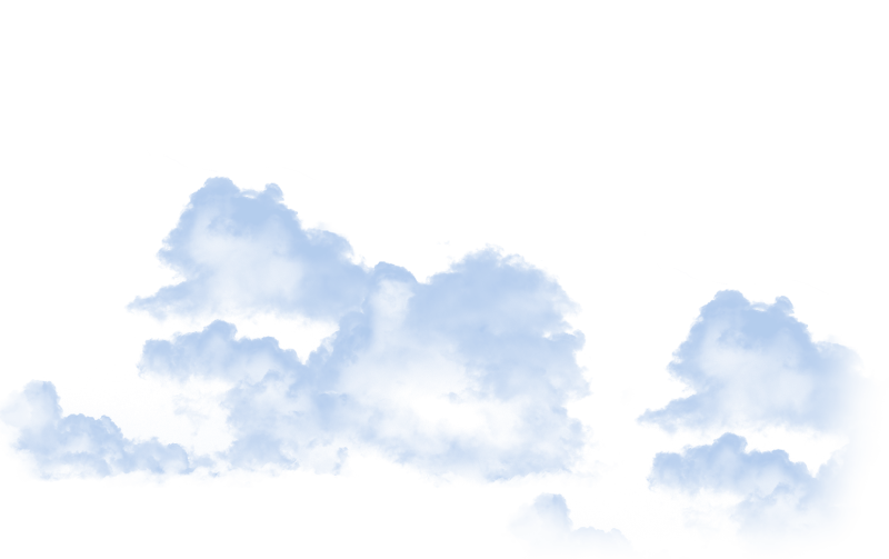 Облака на прозрачном фоне
