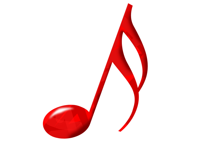 Ноты на прозрачном фоне