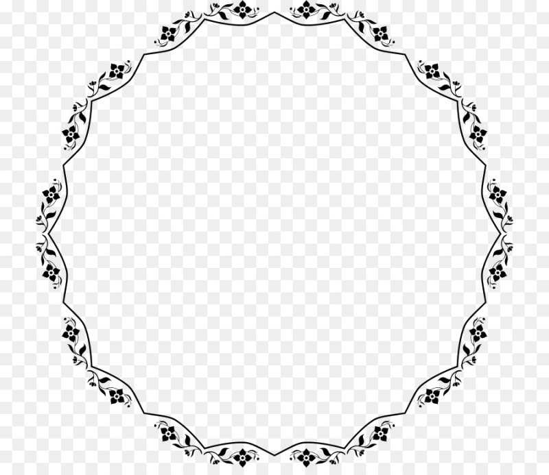 Круглая Винтажная рамка