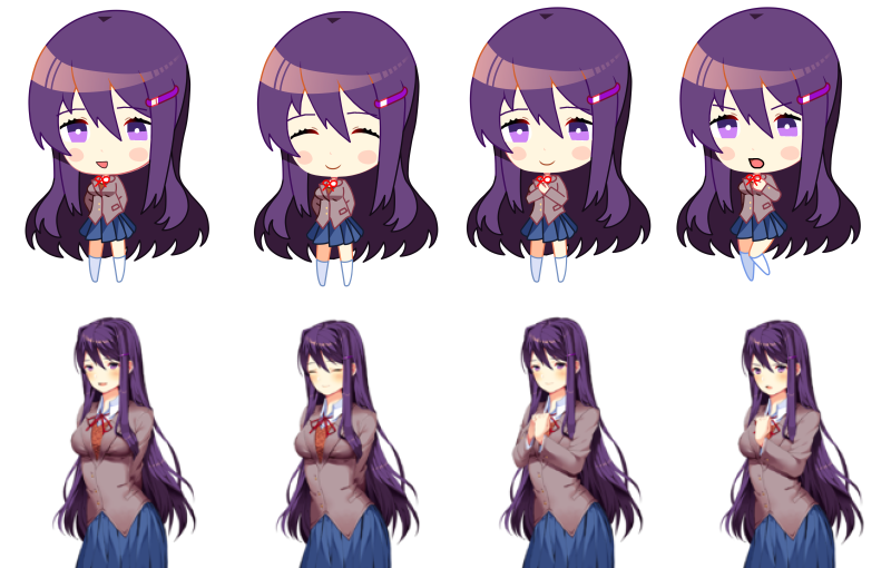 Doki Doki Yuri спрайт