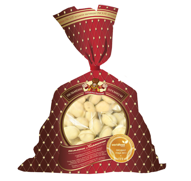 Пельмени упаковка