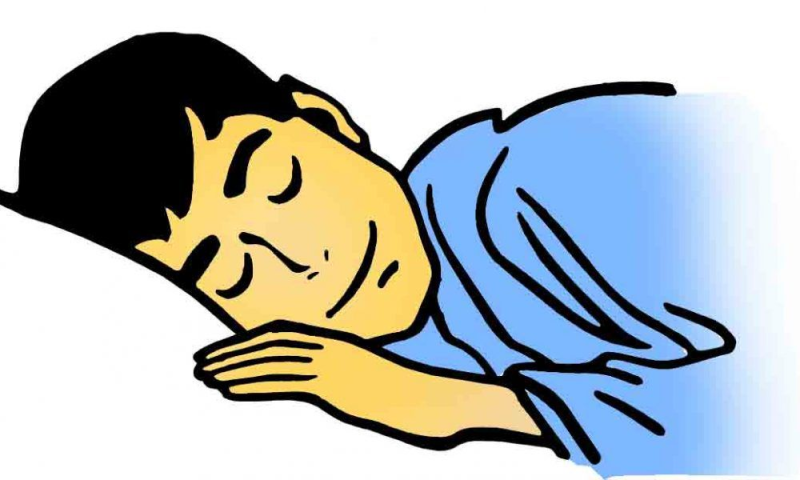 Спит на прозрачном фоне