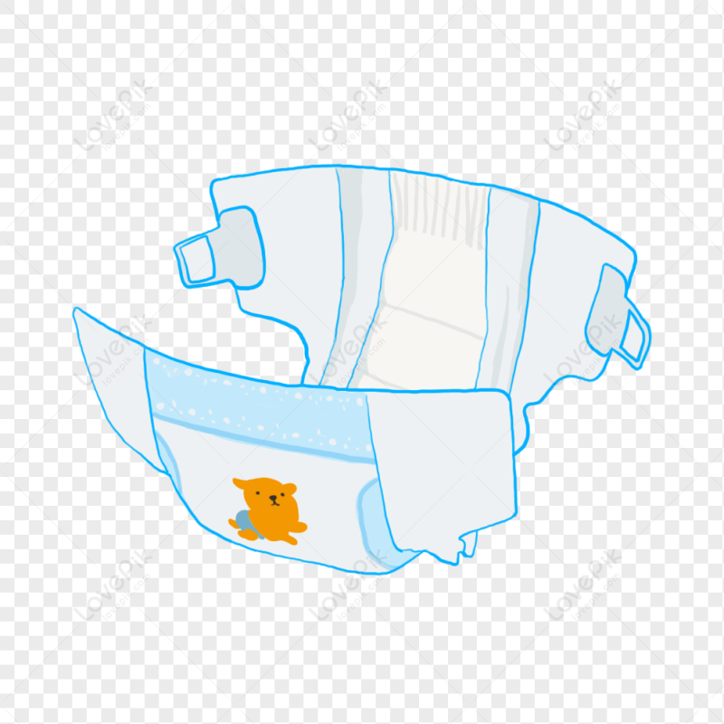 Нарисованный подгузник