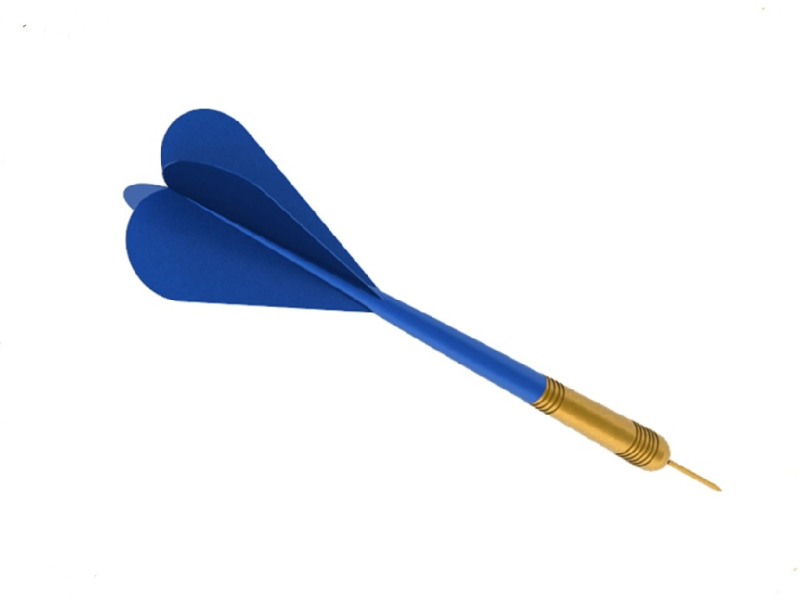 Дротики для дартса на прозрачном фоне