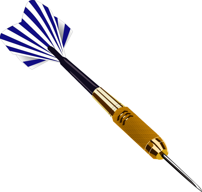 Дротик на прозрачном фоне