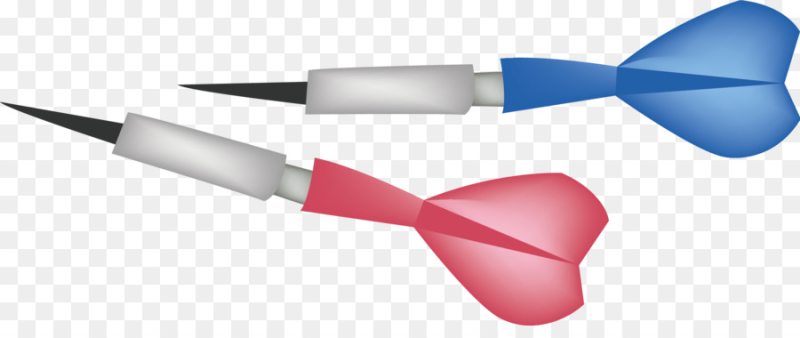 Дротики на белом фоне