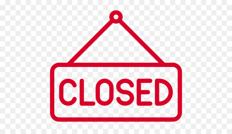 Табличка closed