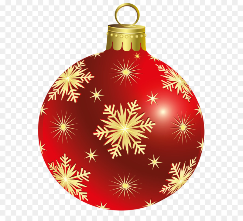 Новогодние шарики на прозрачном фоне