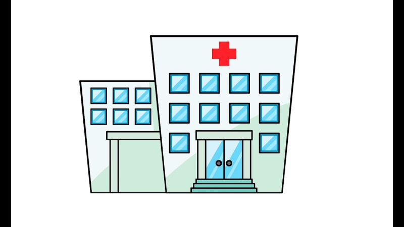Нарисовать больницу