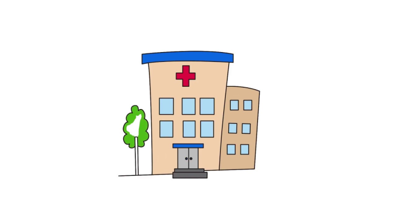 Поликлиника рисунок