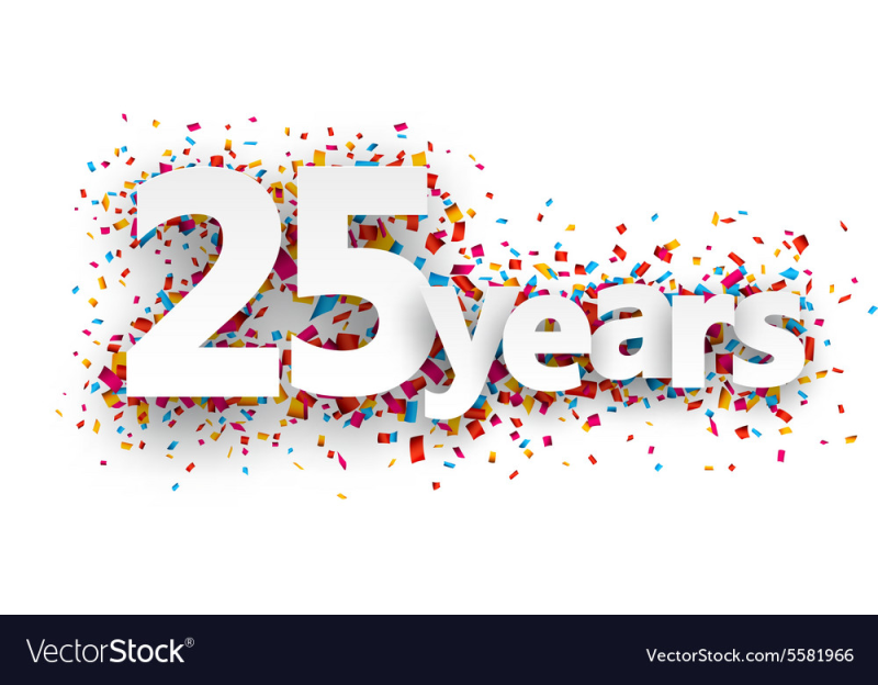 25 Лет надпись