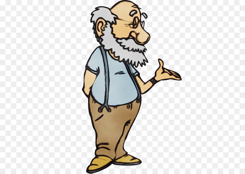 Мультяшный дед