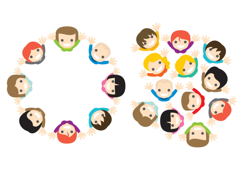 Человечки в кругу