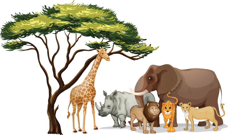 Фон Африки для детей без животных