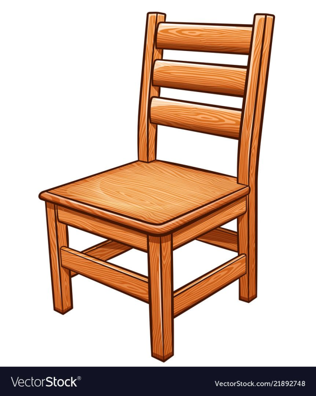 Стул на белом фоне