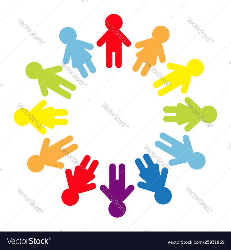 Человечки стоящие кругами