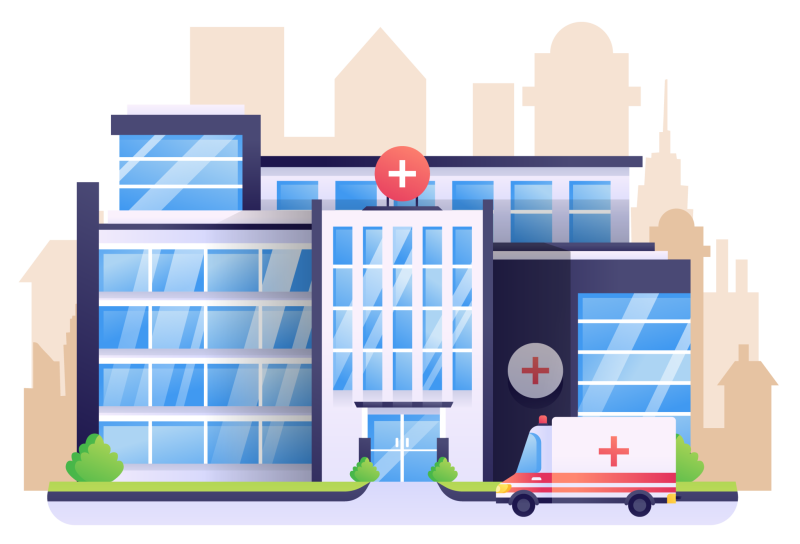 Больница здание