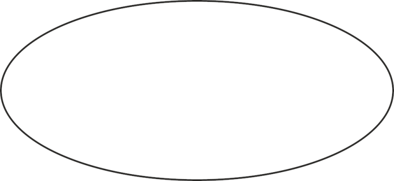 Овал на прозрачном фоне
