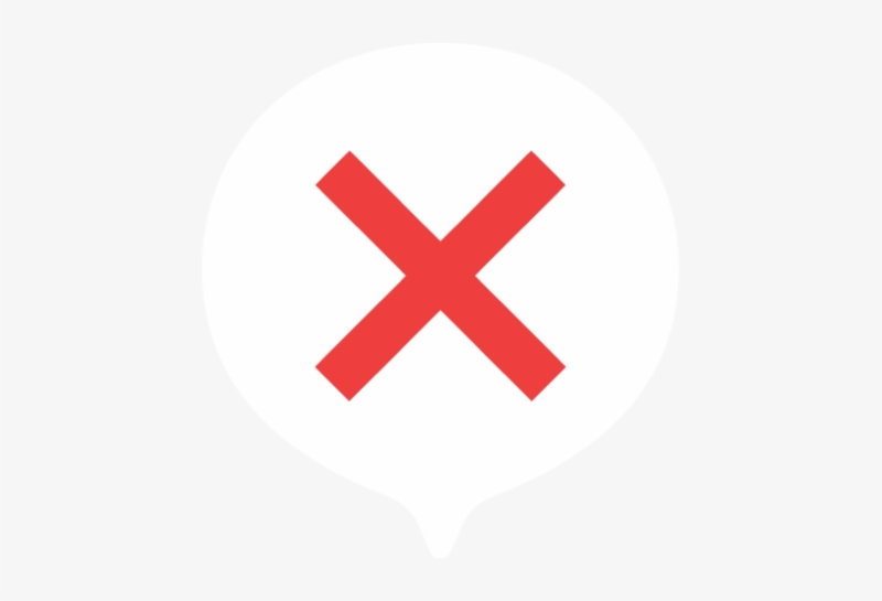 Красный крестик