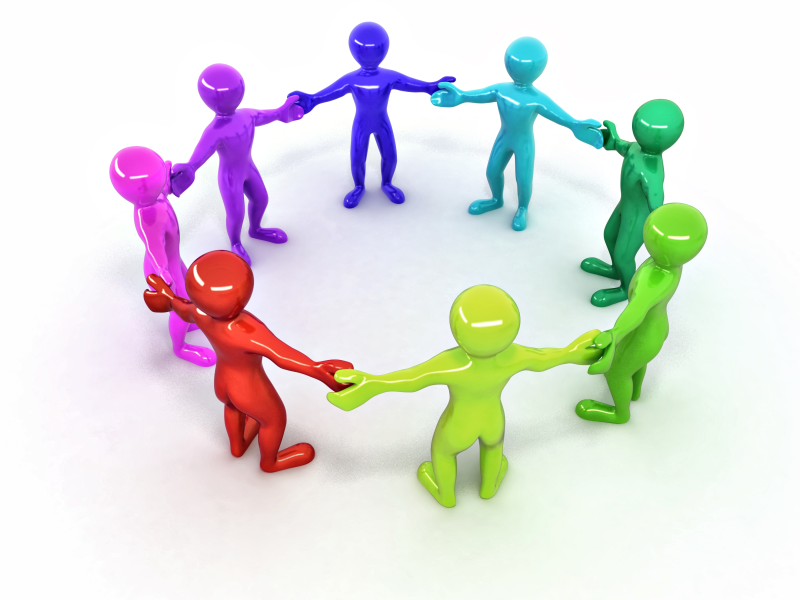 Цветные человечки