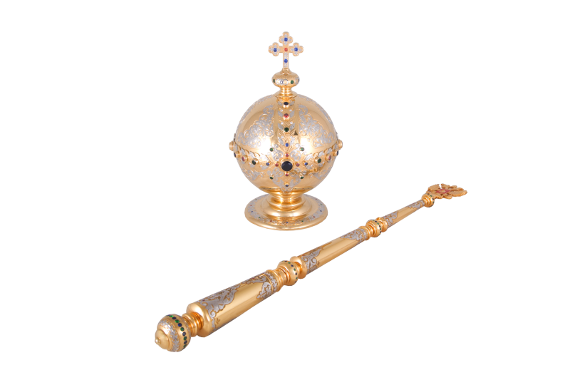 Шапка Мономаха скипетр и держава