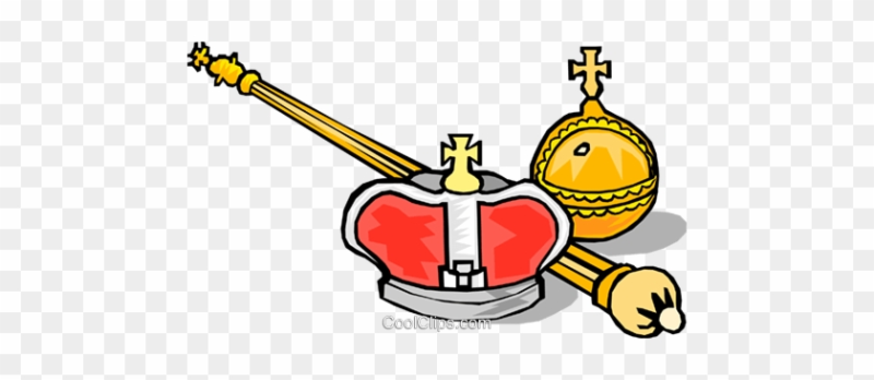 Скипетр и держава вектор