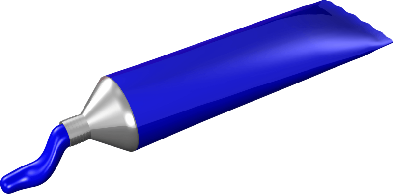 Тюбик краски вектор