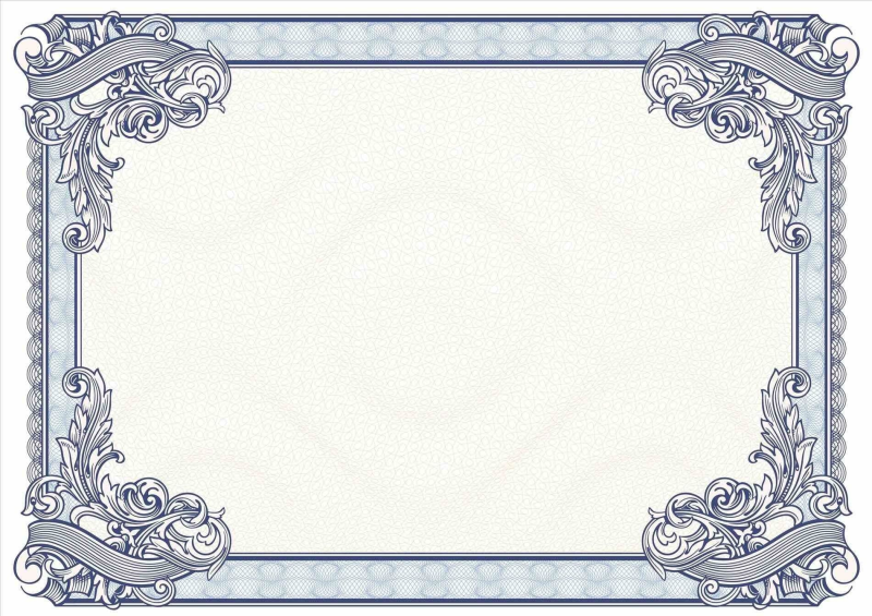 Рамка для сертификата