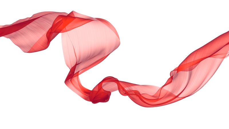 Ткань развевается на ветру