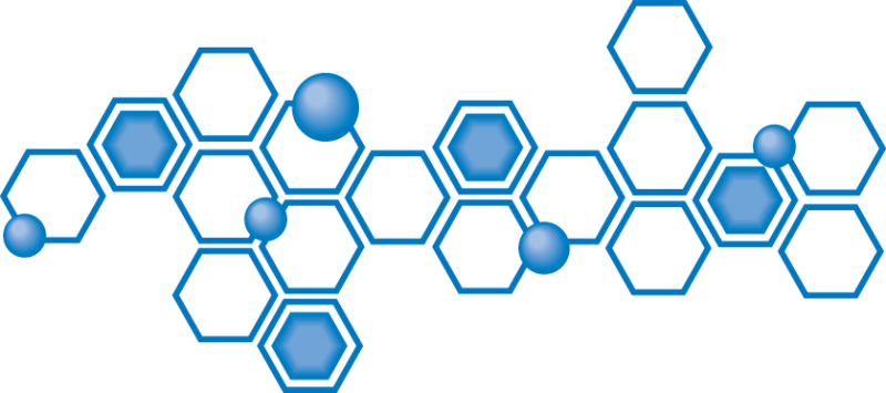 Молекулы на белом фоне