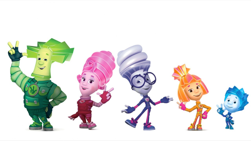 Фиксики Симка Нолик Папус Мася Верта Файер шпуля Игрек