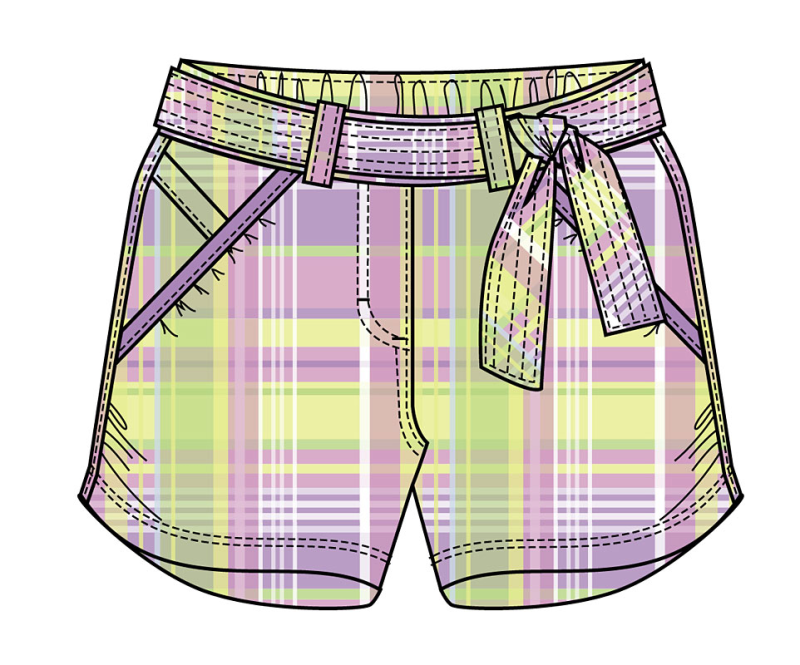 Шорты на белом фоне