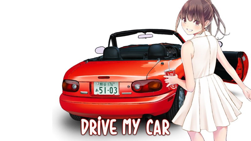 Аниме девушки и автомобили