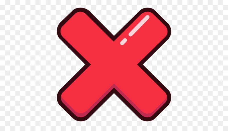 Эмодзи красный крест