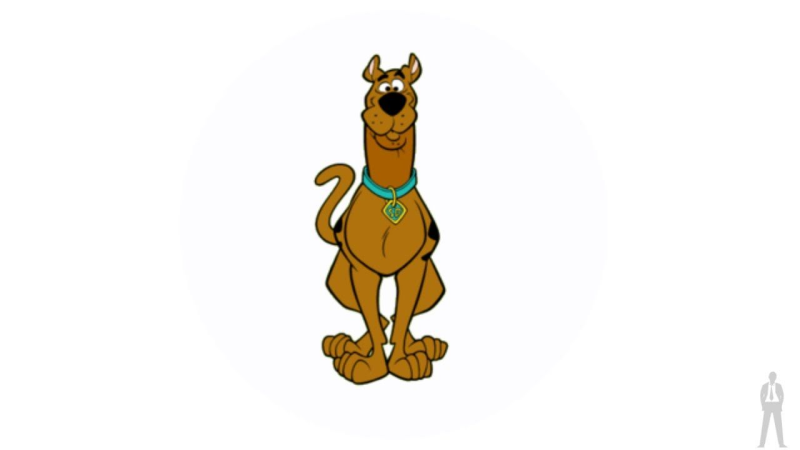 Скуби Ду бежит