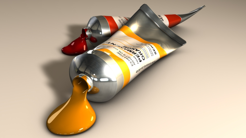 Краска из тюбика