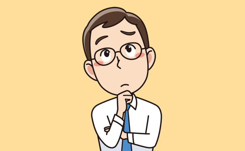 Задумался мультяшный