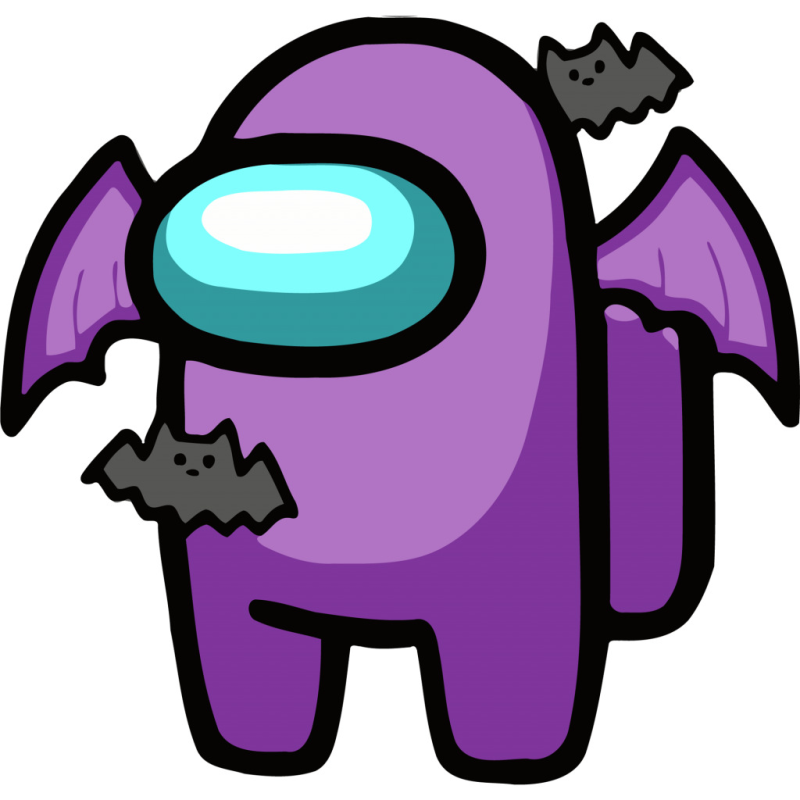 Among us на прозрачном фоне