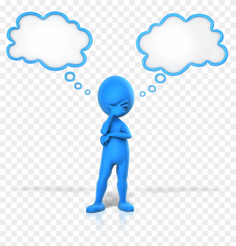 Синий человечек