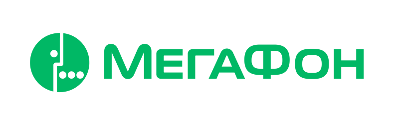 МЕГАФОН логотип на английском