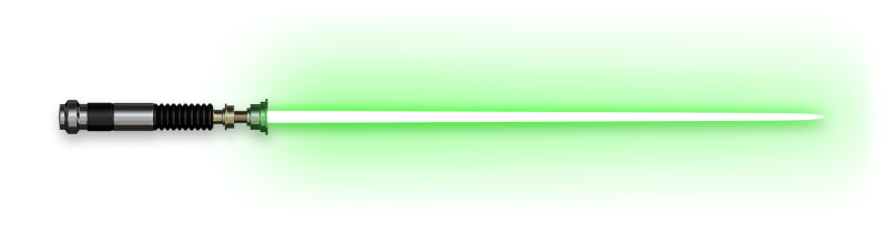 Зелёный джедайский меч