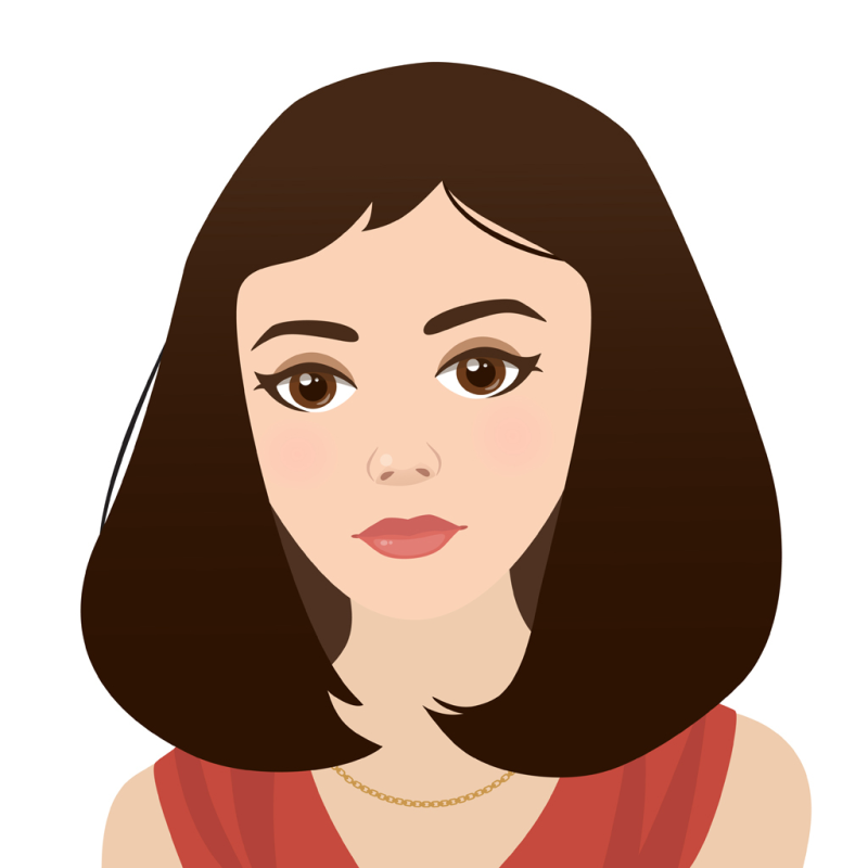 Лицо девушки рисунок