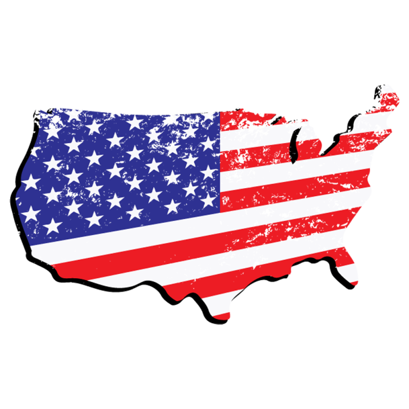 Америка на белом фоне