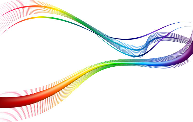 Красивые линии на белом фоне